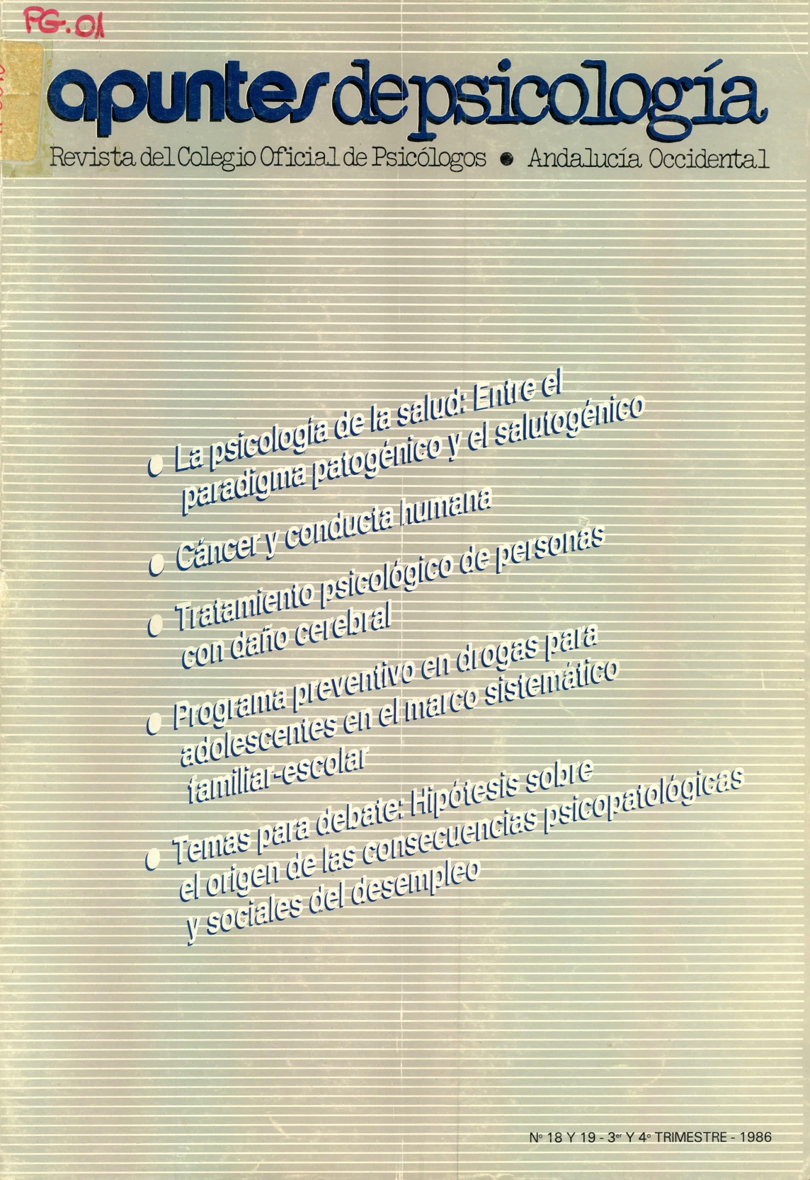 					View No. 18-19 (1986)
				